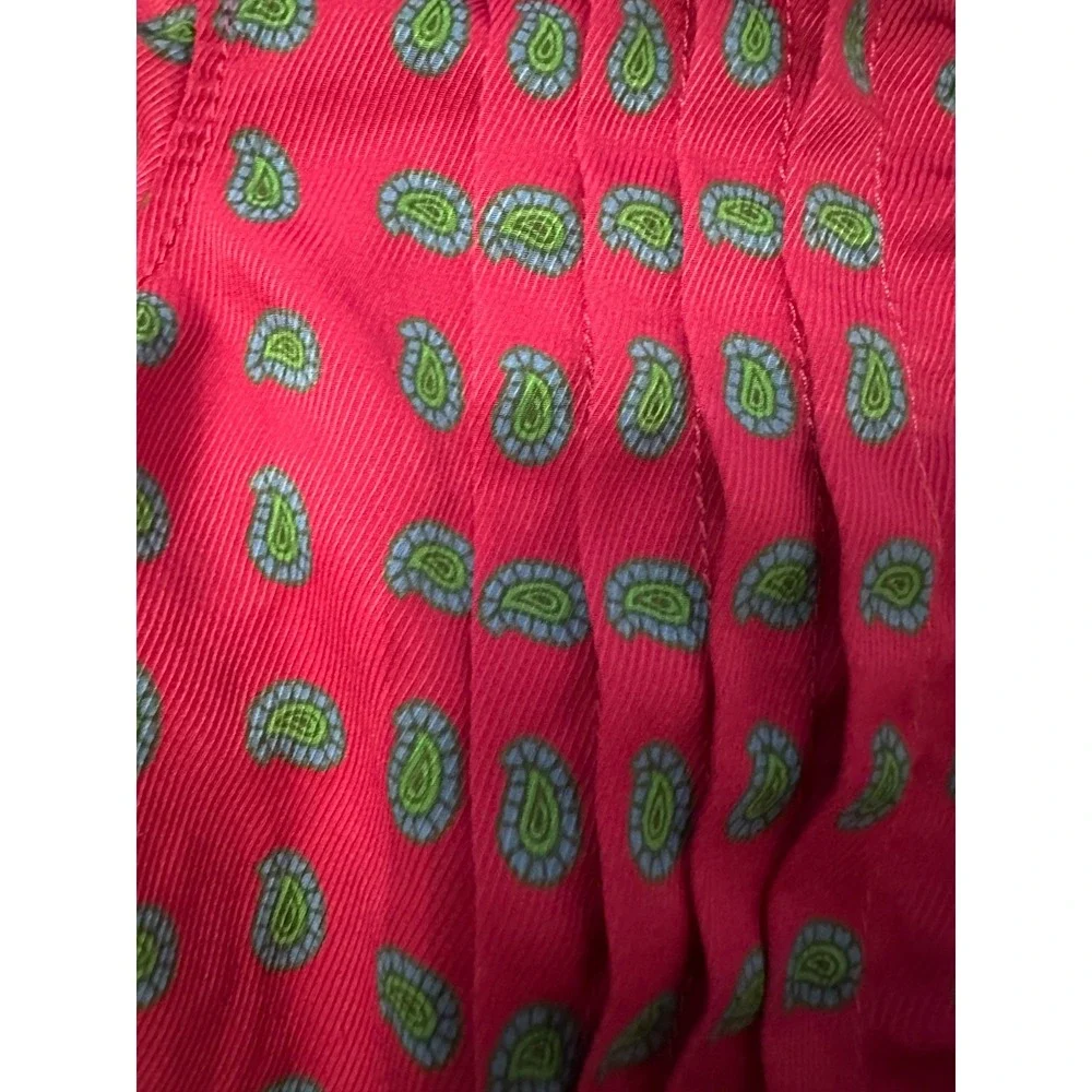ralph lauren paisley dress with pleats baby girl 9 mos‎